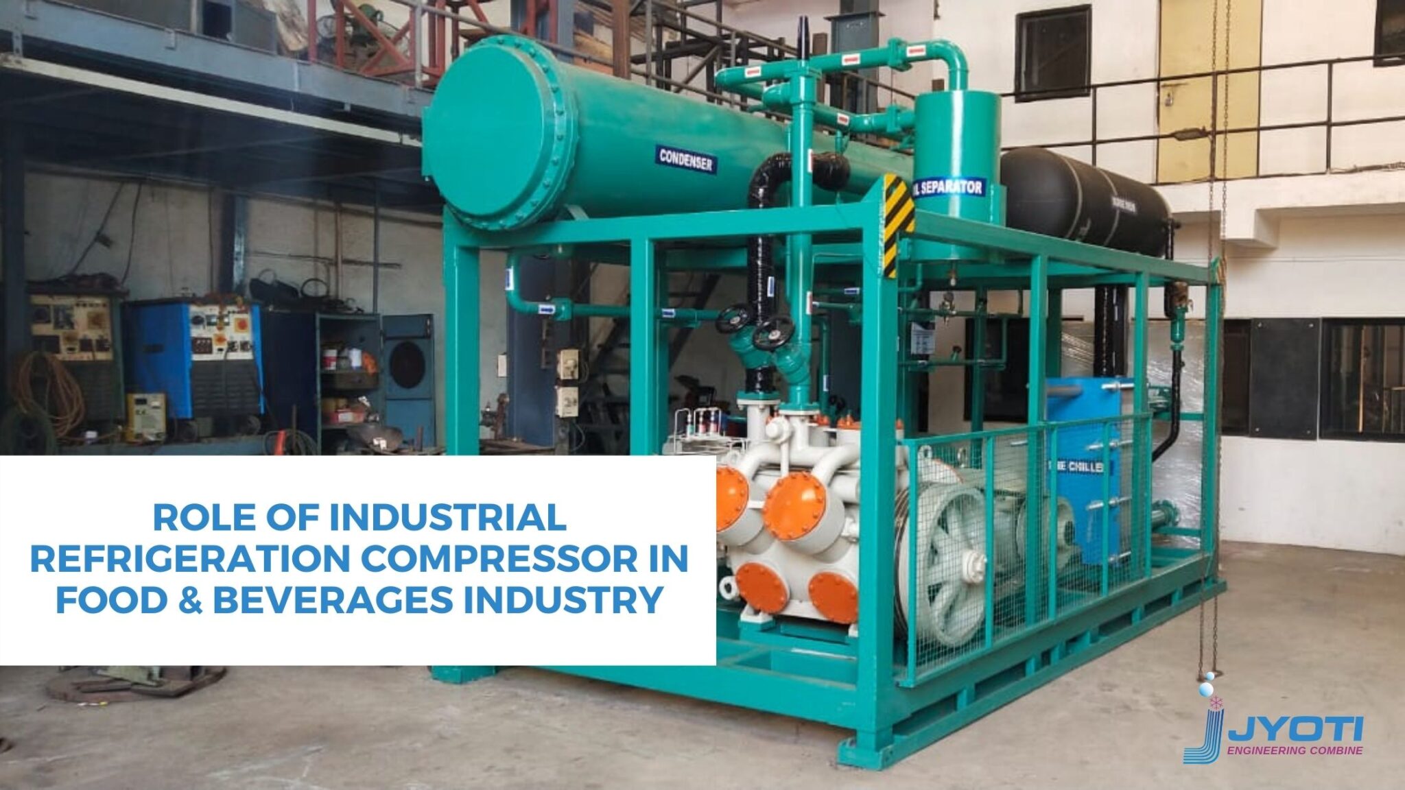 Role of Industrial Refrigeration Compressor in Food & Beverages Industry